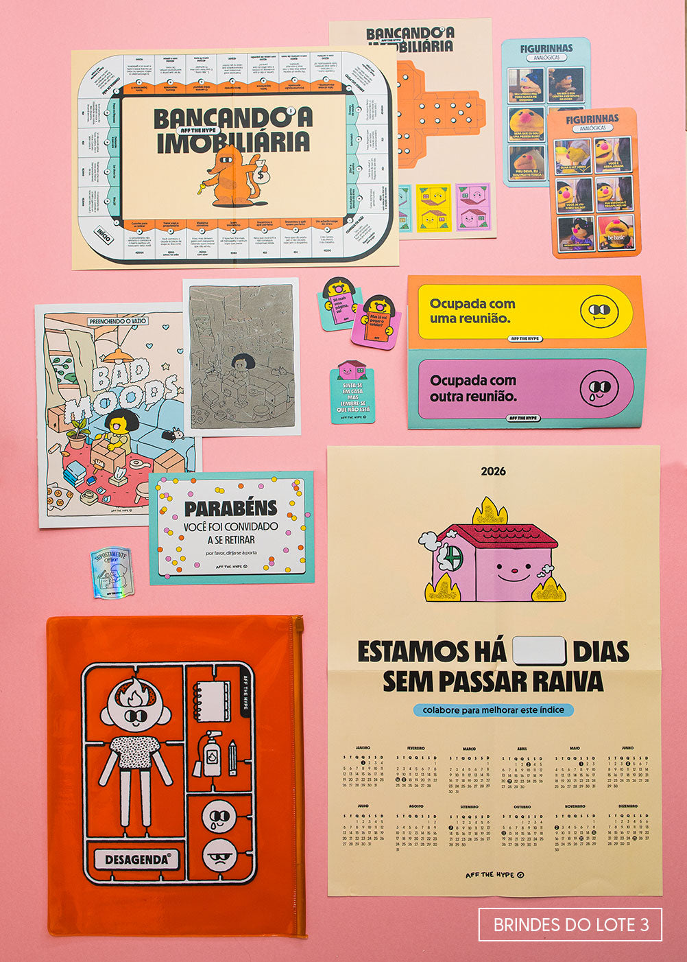 Desagenda Enquanto Reclamo (sem datas) - Lote 3