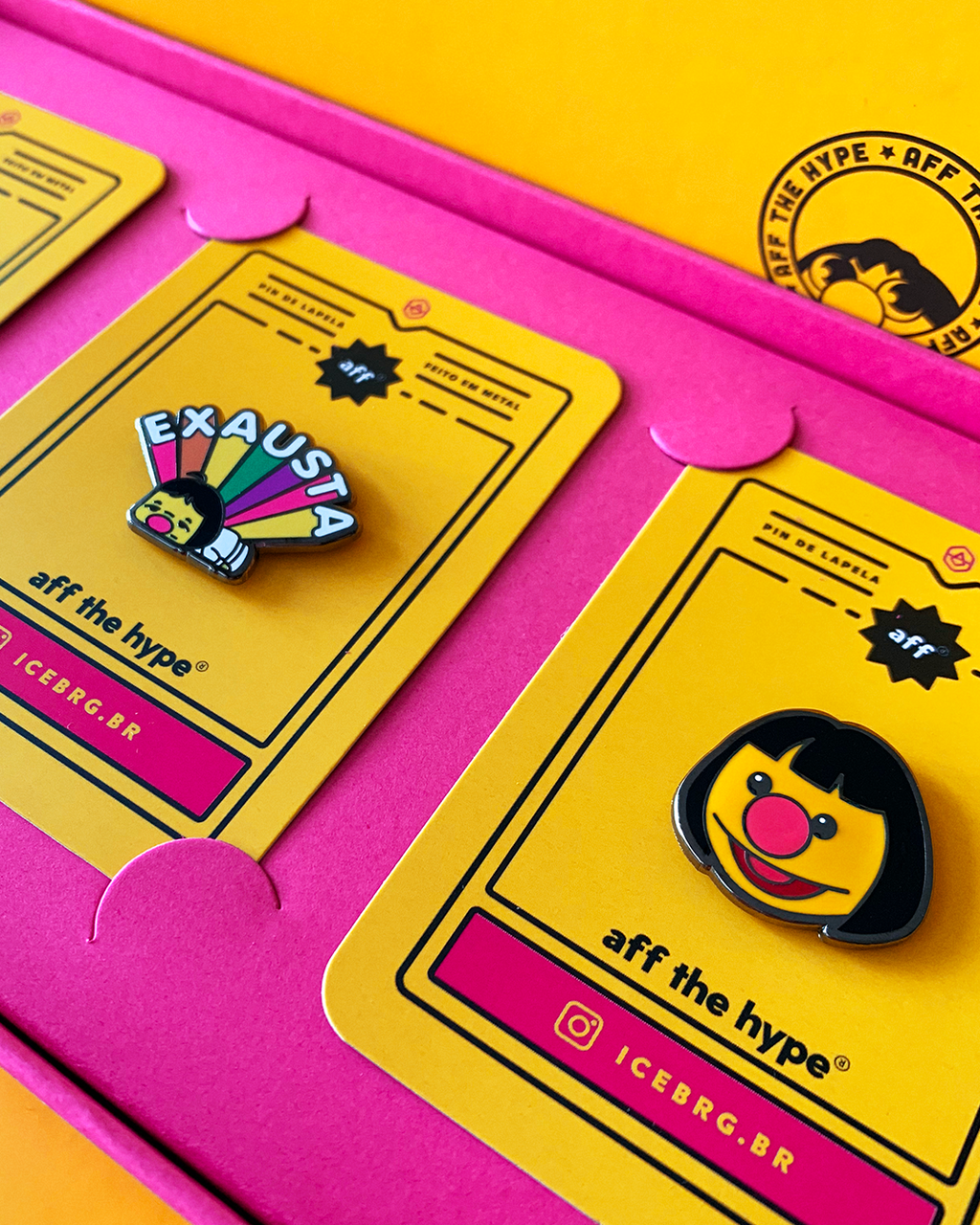 Box Colecionador: pins + caixa