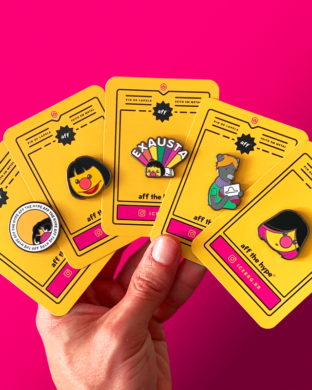 Box Colecionador: pins + caixa