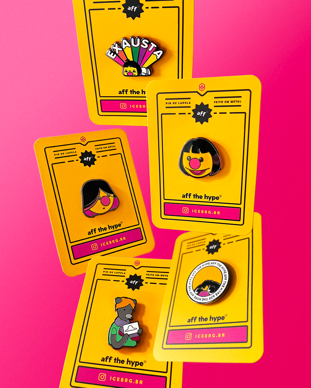 Box Colecionador: pins + caixa