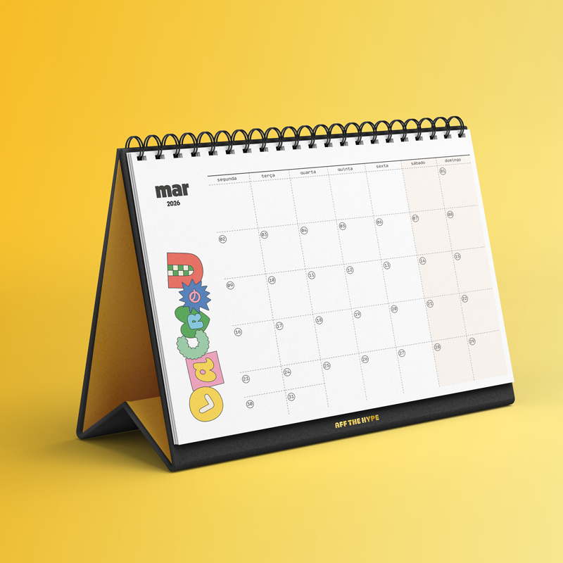 Calendário de Mesa (realmente) Datado