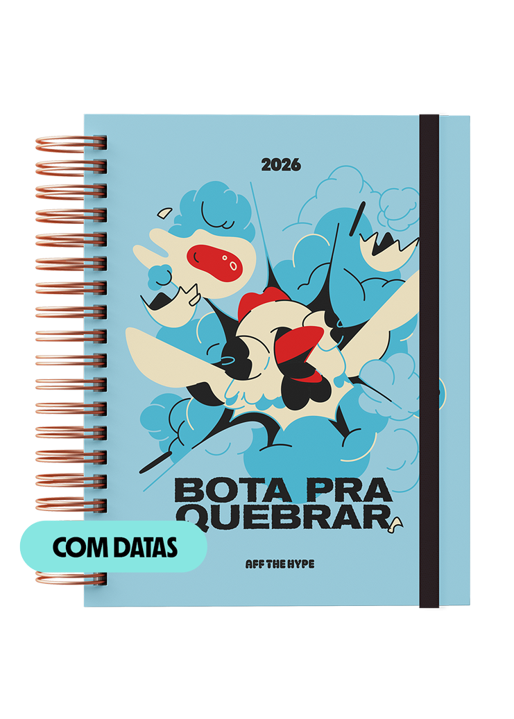 Desagenda Bota pra Quebrar (com datas) - Lote 3