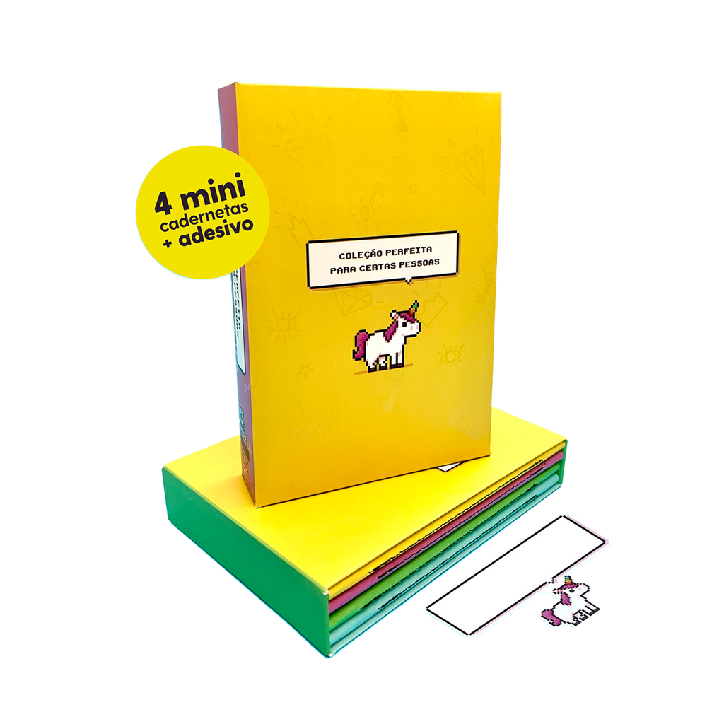 Box Certas Pessoas: 4 mini cadernetas
