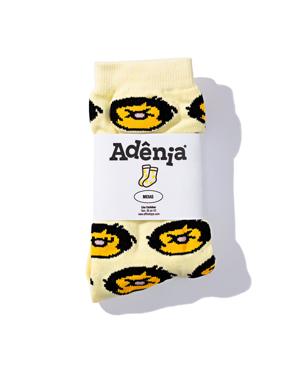 Meia com Caras da Adênia