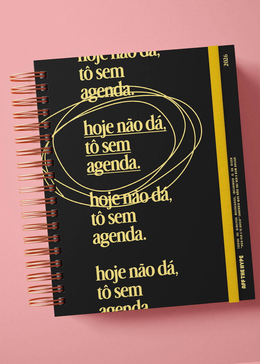 Desagenda Tô Sem Agenda (sem datas) - Lote 3