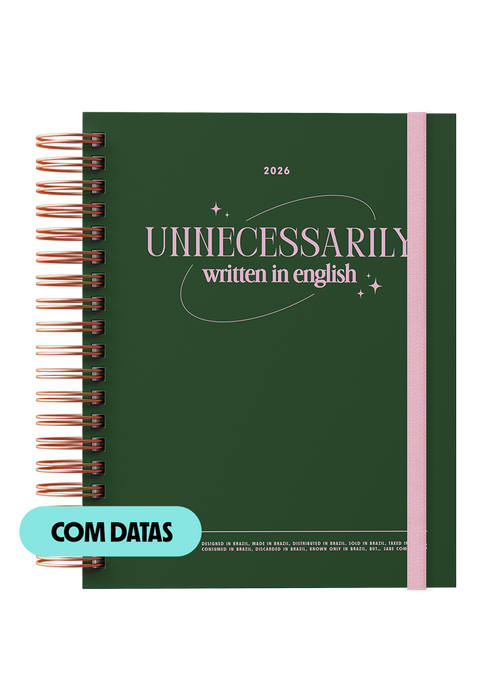 Desagenda Unnecessarily (com datas) - Lote 3